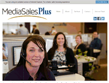 Tablet Screenshot of mediasalesplus.com